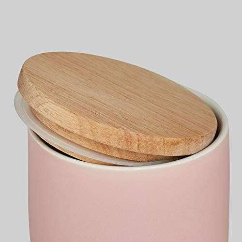 Image du produit Springlane ceramic storage jars 4-piece - White and Rose