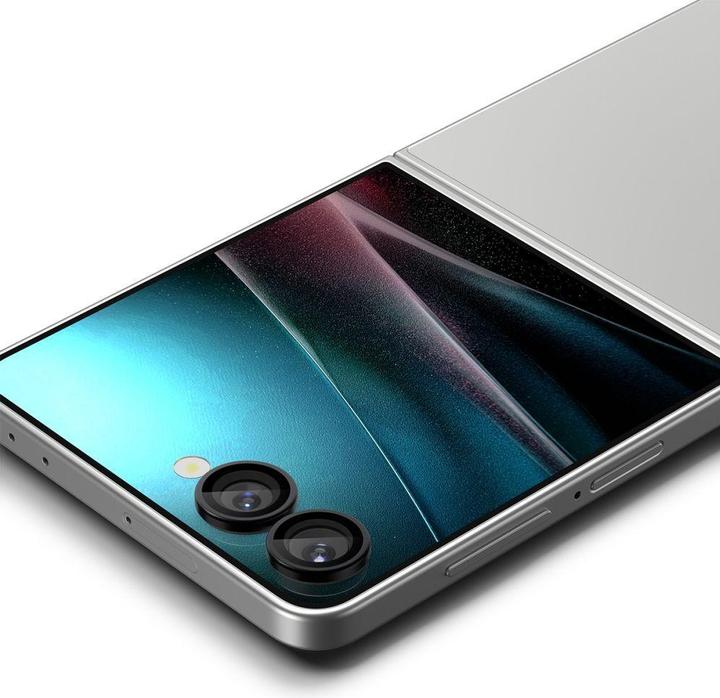 Produktbild Spigen - Optik.tR EZ Fit Pro HD Camera Glass (2 pack) - Samsung Galaxy Z Flip7 - Black (2 Stück, Samsung Galaxy Z Flip7)