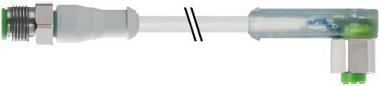 Actual product image RS PRO M12 3P,M-M12 3P,F,R/A LED,2M,Hygien.F&B