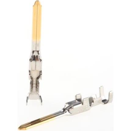 TE Connectivity Contact male crimp 24-20AWG Au M D-3, Elektronikkabel + Stecker, Silber