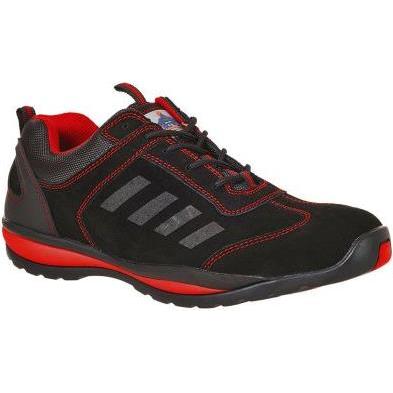 RS PRO, Scarpe da lavoro, Steelite Safety Trainer Black Red 6 (S1P, 39)