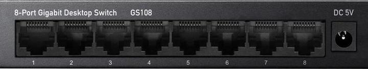 Actual product image Cudy GS108 network switch Gigabit Ethernet (10/100/1000) Black (8 ports)
