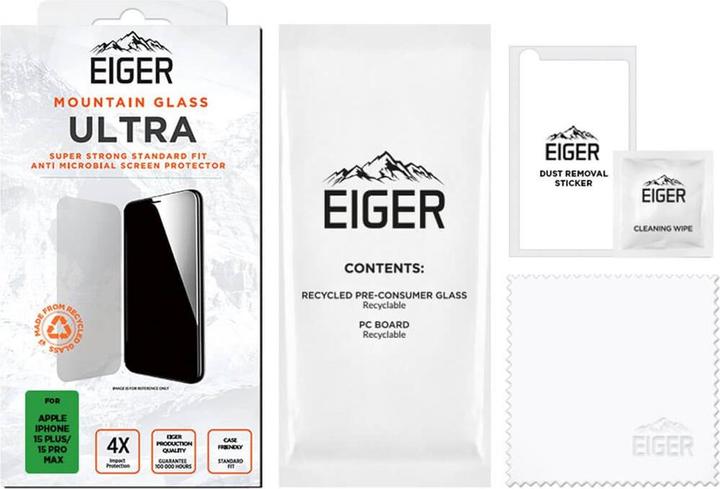 Produktbild Eiger Mountain Glass Ultra (1 Stück, Apple iPhone 15 Plus, Apple iPhone 15 Pro Max)