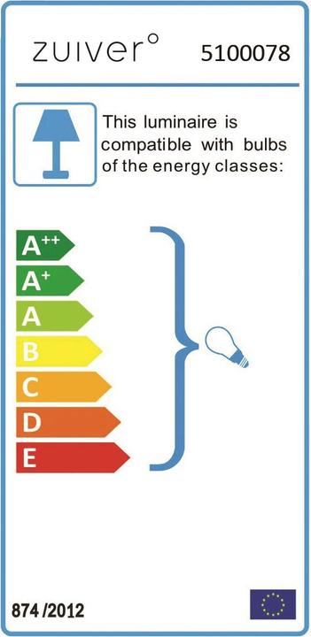 Energie-Label Zuiver Lesley (E27)