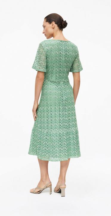 Produktbild s.Oliver Midi-Kleid mit Glitzergarn und Ajourmuster (42)