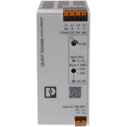 Thumbnail - Phoenix Contact, Systemstromversorgung, QUINT4-PS/1AC/24DC/3.8/PT