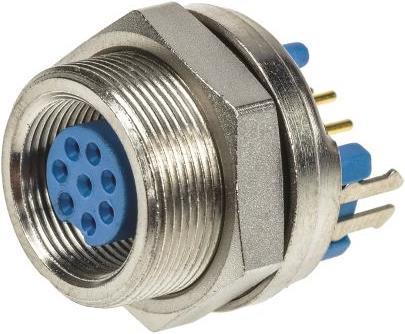 Produktbild TE Connectivity Triad 01,8w 180 deg PCB mount socket,1A