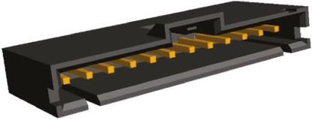Produktbild TE Connectivity Header 12 way pin 2.54mm IDC AmpModu