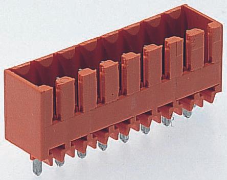 Actual product image Weidmüller 14 way vertical PCB header,3.5mm pitch