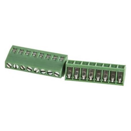 Phoenix Contact PCB-aansluiting 2,54mm 8-polig, Kabels + Stekkers, Groen