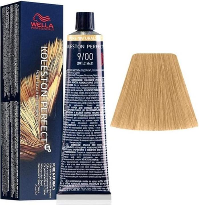 Wella Professionals - Koleston Perfect ME â„¢ Pure Natural Hair + Pure Natura l with 60 ml - Shade: (00, 9)
