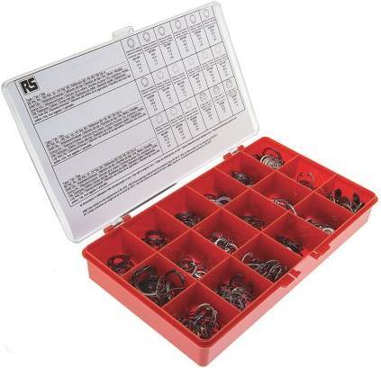 Actual product image RS PRO 450 piece stainless steel circlip kit