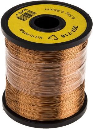 Immagine prodotto Rs Pro Filo rame isolato BS4520 500g 0.25mm (1100 m)