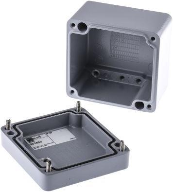 Actual product image Rittal Aluminium enclosure, grey, ,80x75x57mm (Housing)