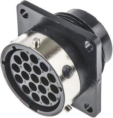 Produktbild ITT Cannon QM-Flanschbuchse 19-polig
