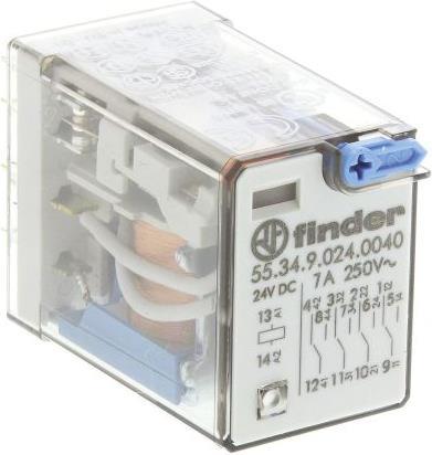 Produktbild Finder Steckrelais 24VDC 7A 4-polig