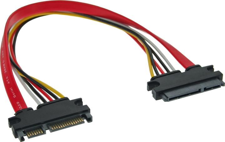 Produktbild InLine SATA+Strom Verlängerung int. (50 cm, SATA II)