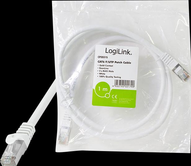 Actual product image LogiLink Network cable (F/UTP, CAT6, 0.25 m)