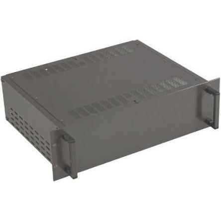 Rs Pro 19" Einschubgehäuse 1HE 90mm schwarz, Serverschrank Zubehör, Schwarz