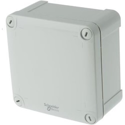 Schneider Electric Gehäuse ABS 116x116x62mm (Gehäuse), Elektronikzubehör + Gehäuse, Grau