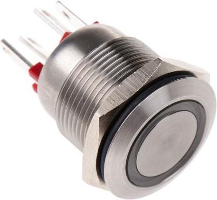 Productafbeelding Bulgin Drukknop PB LED Rood IP66