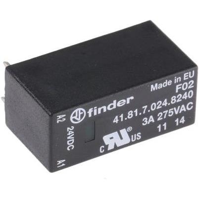 Finder Relay,solid state,SPST-NO,3A,24Vdc, Relais