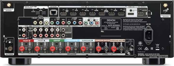 Actual product image Denon Avr-X2500h (7.2 channels, FM)