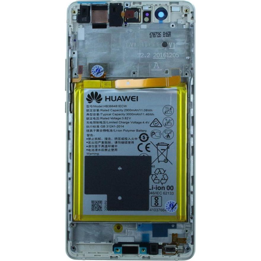 Huawei Ricambio - LCD + Batteria - P9 lite completo, Batteria smartphone