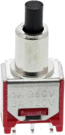 Produktbild RS PRO Druckschalter silber 90° SP on-mom