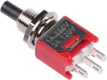 Image du produit Rs Pro Pushbutton Switch,on-mom,sdr term