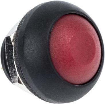 Image du produit RS PRO PB Switch,SPDT,red btn,threaded body.