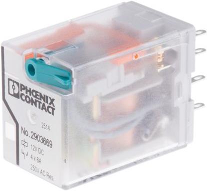 Produktbild Phoenix Contact REL-IR4 Plug In Power Relay 12DC/4X21AU