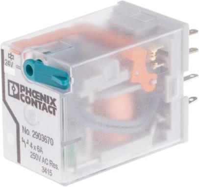 Produktbild Phoenix Contact REL-IR4 Plug In Power Relay 24DC/4X21AU