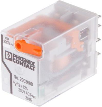 Actual product image Phoenix Contact REL-IR2 Plug In Power Relay 230AC/2X21