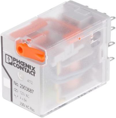 Produktbild Phoenix Contact REL-IR4 Plug In Power Relay 120AC/4X21