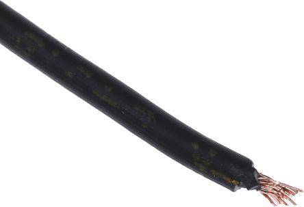 Produktbild RS PRO 2491B 0.75mm black LSHF equipment wire (100 m)