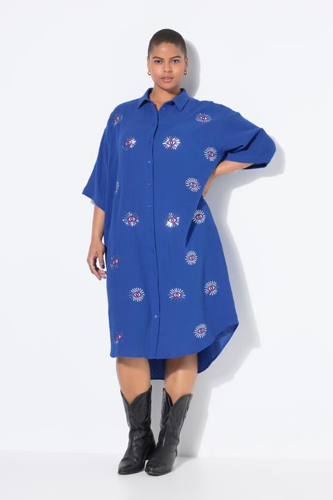 Produktbild Studio Untold Midikleid, oversized, Musselin, Augen-Stickerei (42, 44)