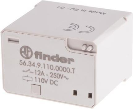 Actual product image Finder Relay 12A 4PDT 110vdc