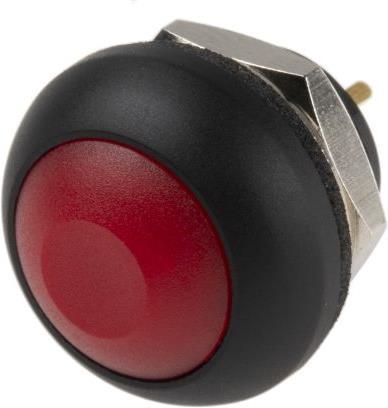 Rs Pro Switch round pushbutton Red Off (on)