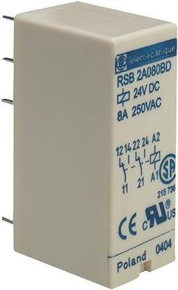 Immagine prodotto Schneider Electric Plug-in relay,250V ac,12 amp,rsb+options
