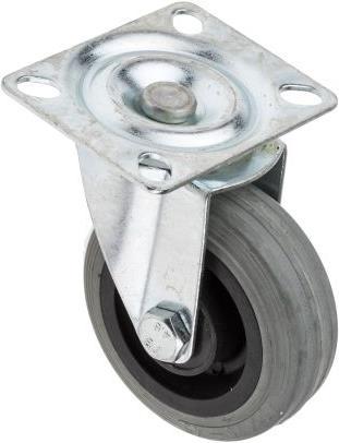 Produktbild RS PRO Swivel Castor, Grey Rubber Tyre, 50mm