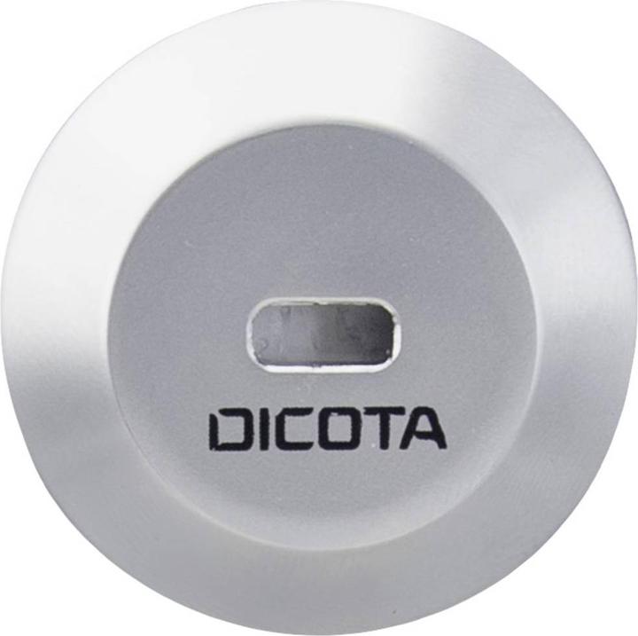 Actual product image Dicota Laptop Lock Anchor Plate for T-Lock silver