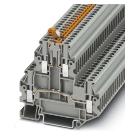Phoenix Contact Grigio Knife Disconnect Terminal Block Grey, Cavo + Spina Elettrica,