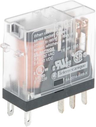 Produktbild Schneider Electric Relay 2CO 5A 24VDC Clear Cover
