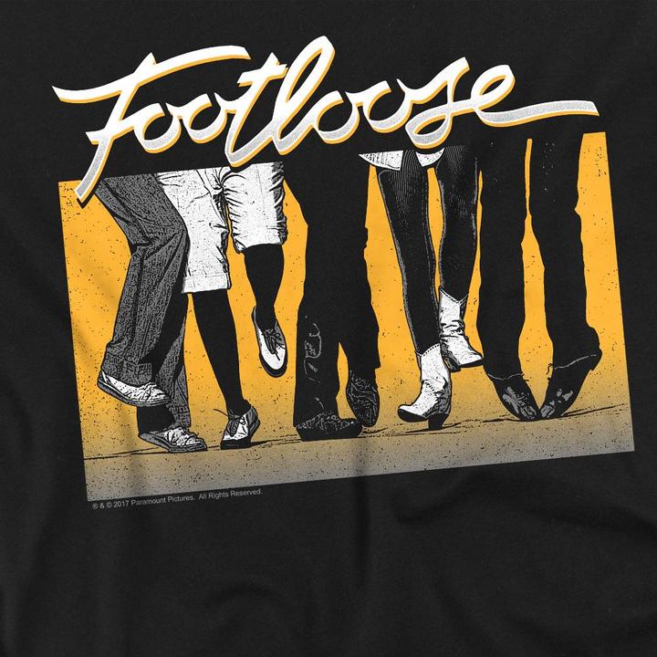 Actual product image Footloose Unisex Adult Dance Party T-Shirt (L)