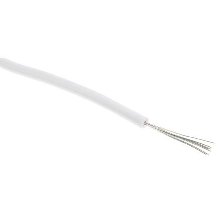 Rs Pro, Kabelleitung, UL3266 Hook-up wire 22AWG White 100m (100 m)