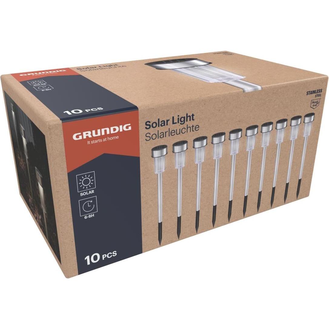 Thumbnail - Grundig, Gartenbeleuchtung, Spike solar d4,8x36,5 10/set (IP44)