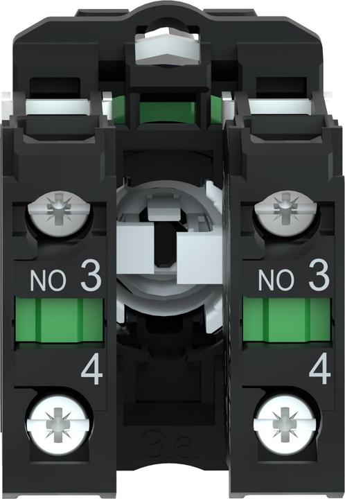 Produktbild Schneider Electric 3-Positionen-Schalterknopf 22 mm Schwarz 2Z verriegelnd (XB5AD33)