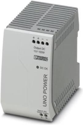 Produktbild Phoenix Contact DIN Rail PSU UNO-PS/1AC/15DC/100W