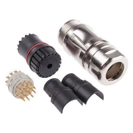 Phoenix Contact M23,17W,SPEEDCON,coupling conn.,male ctc, Elektronikkabel + Stecker
